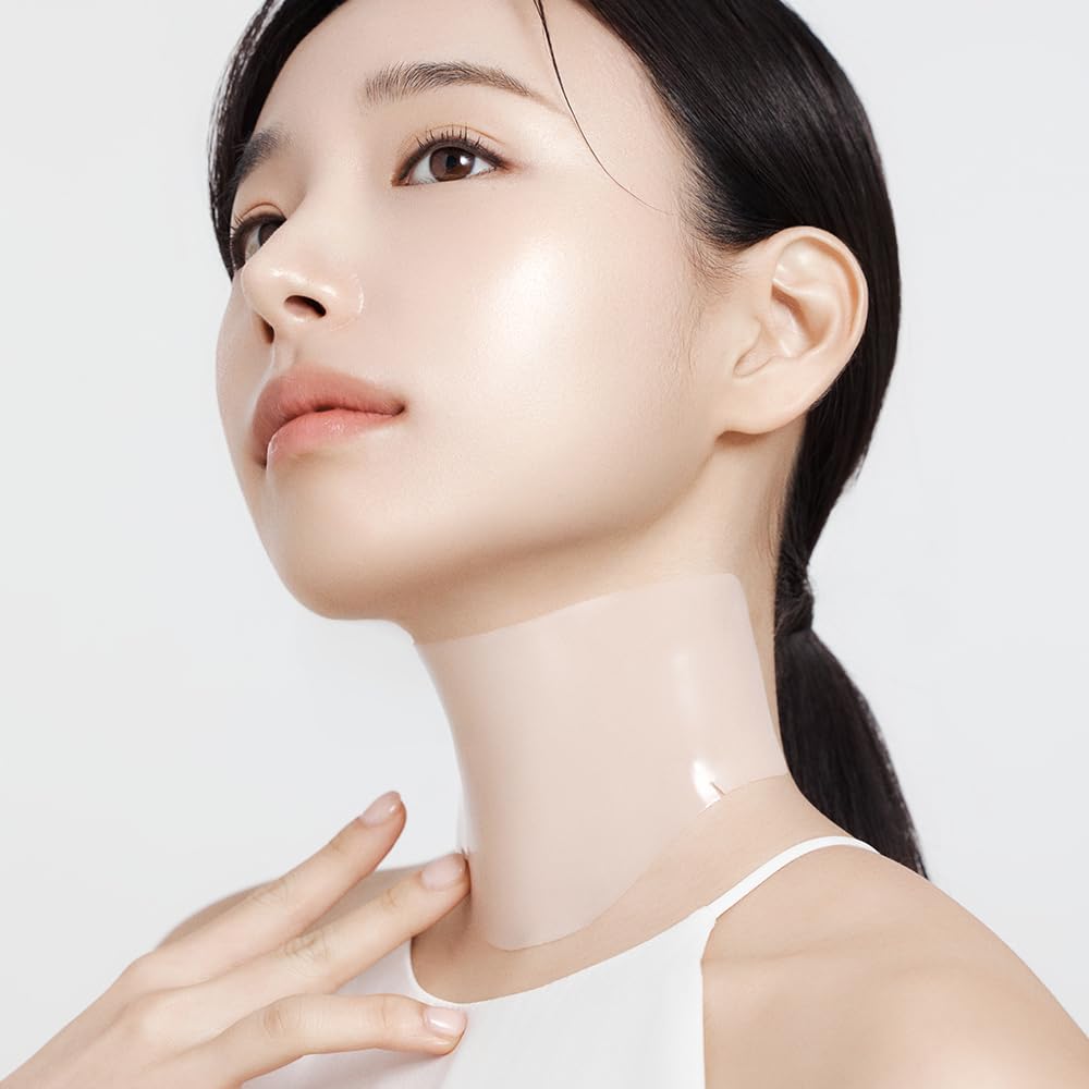 Botulcare Mask – Korean Skincare Neck Wrinkle Patches with Botulinum Poly Peptide, Collagen, PDRN – Hydrogel Mask for Anti Aging, Instant Neck Lift – 5 Sheets