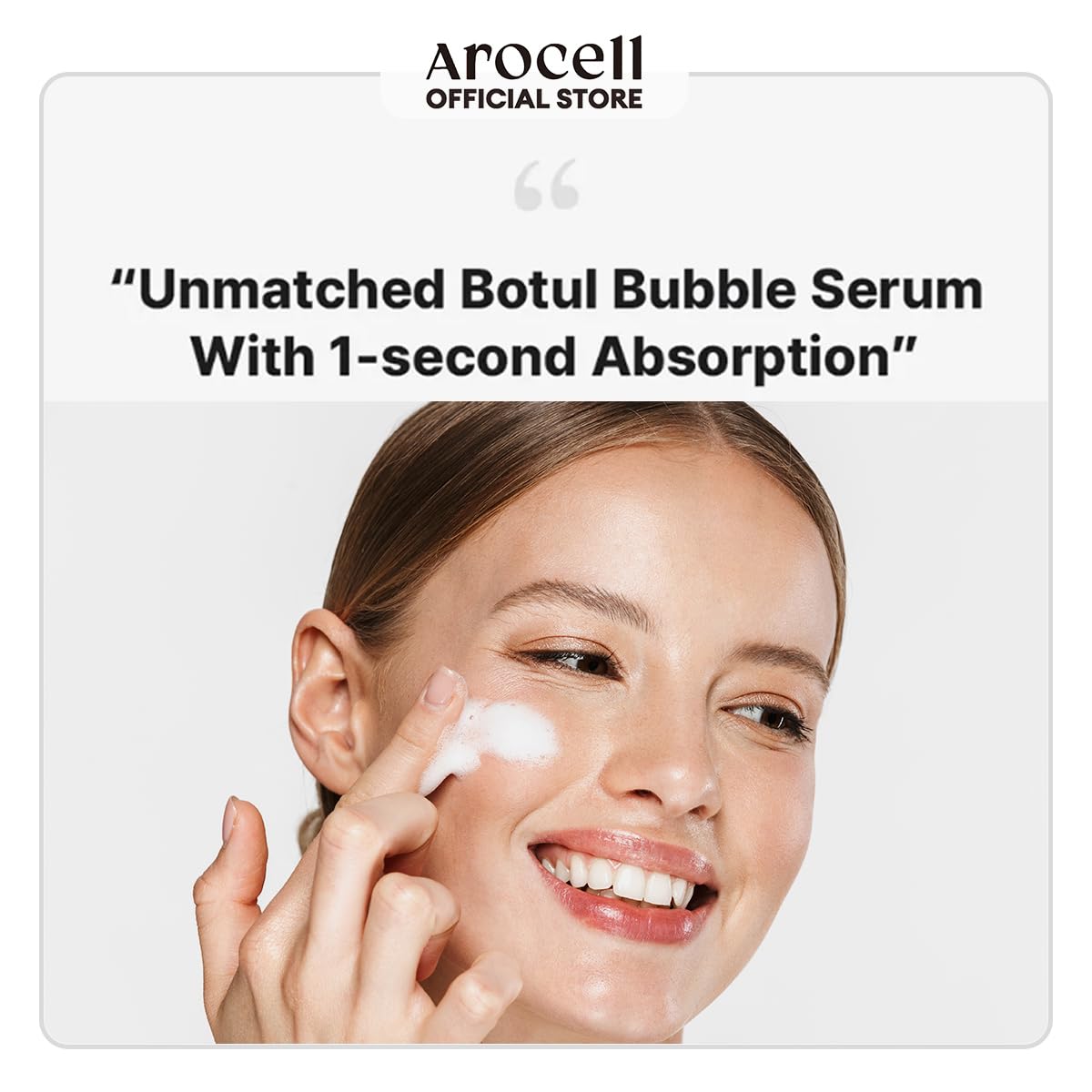 AROCELL Botulcare Synergy Bubble Serum Fast Absorption 70 ml/2.37 Fl Oz Elasticity Pore Minimizing Wrinkle Care Treatment Anti-Aging Facial Skin Korean Skincare