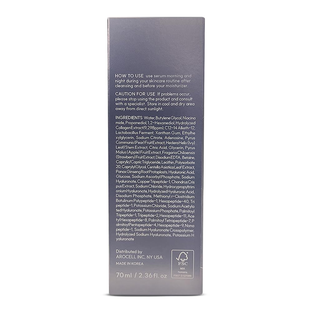 AROCELL Botulcare Synergy Bubble Serum Fast Absorption 70 ml/2.37 Fl Oz Elasticity Pore Minimizing Wrinkle Care Treatment Anti-Aging Facial Skin Korean Skincare