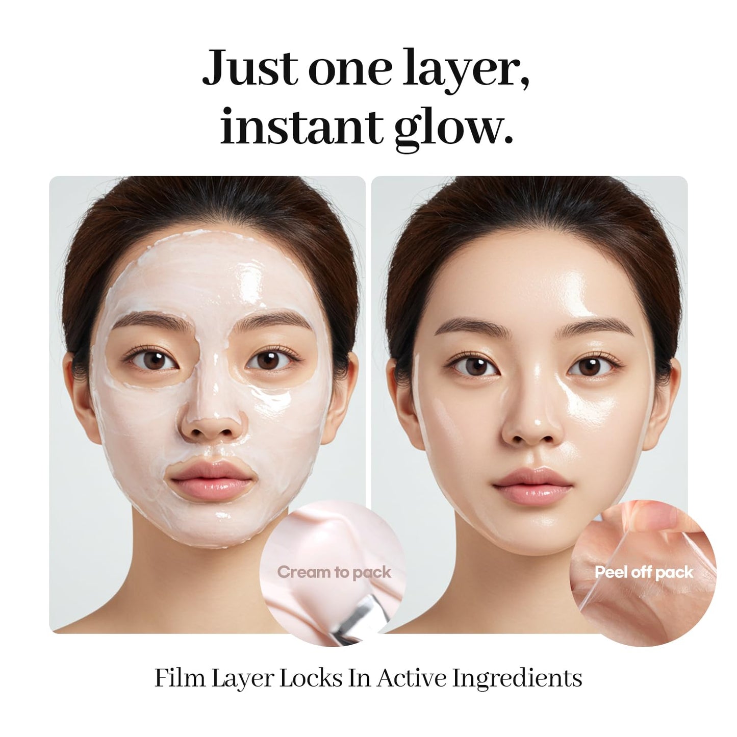 AROCELL Super Collagen Wrapping Facial Mask – Peel Off Face Mask Pack for Firmness and Elasticity Hydrating Exfoliating Skin Care