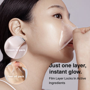 AROCELL Super Collagen Wrapping Facial Mask – Peel Off Face Mask Pack for Firmness and Elasticity Hydrating Exfoliating Skin Care