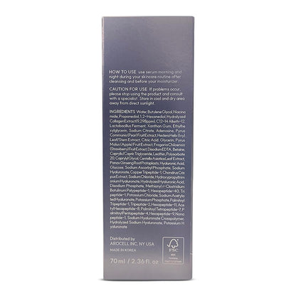 AROCELL Botulcare Synergy Bubble Serum Fast Absorption 70 ml/2.37 Fl Oz Elasticity Pore Minimizing Wrinkle Care Treatment Anti-Aging Facial Skin Korean Skincare