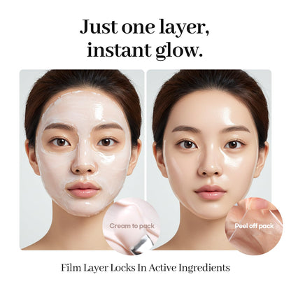 AROCELL Super Collagen Wrapping Facial Mask – Peel Off Face Mask Pack for Firmness and Elasticity Hydrating Exfoliating Skin Care